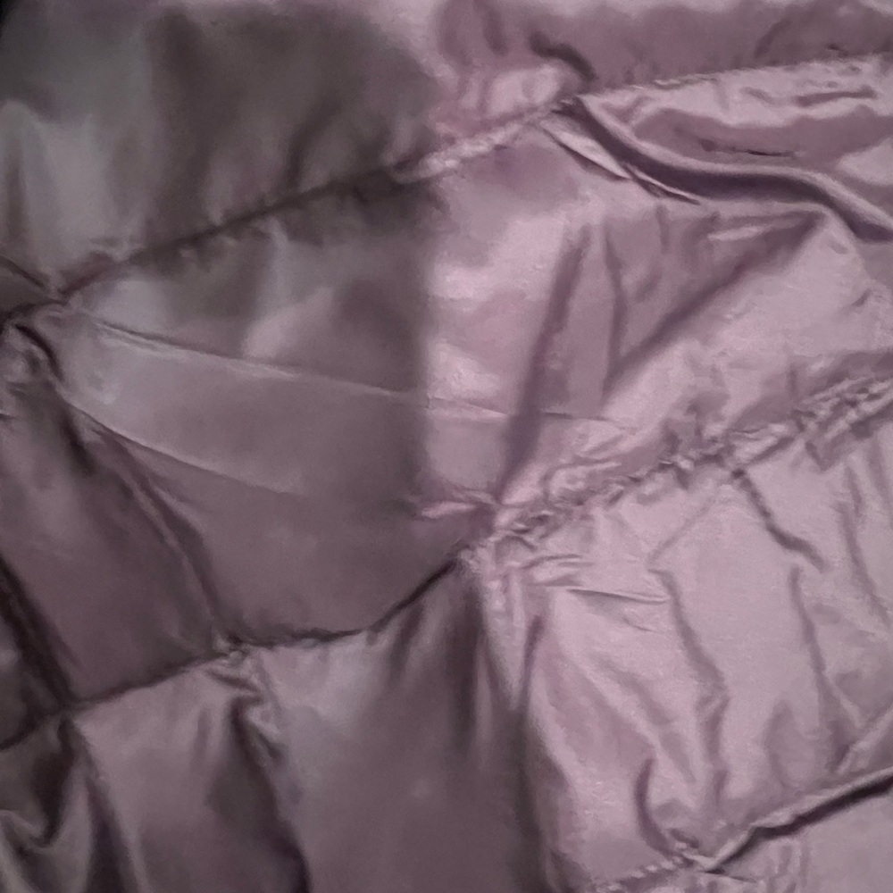 Eddie Bauer EB650 Down Filled Purple
Hooded Long Packable Puffer Coat  M - Picture 12 of 13